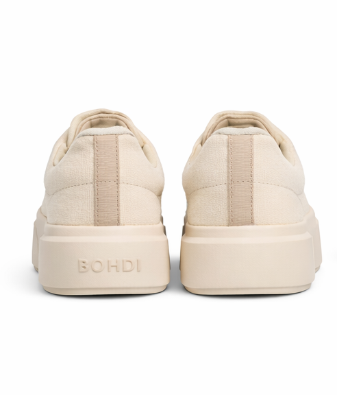 Baskets compensées beige pour femme – Style tendance & confort au quotidien ✨