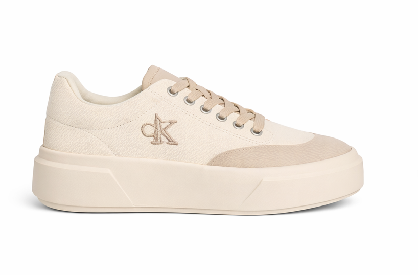 Baskets compensées beige pour femme – Style tendance & confort au quotidien ✨